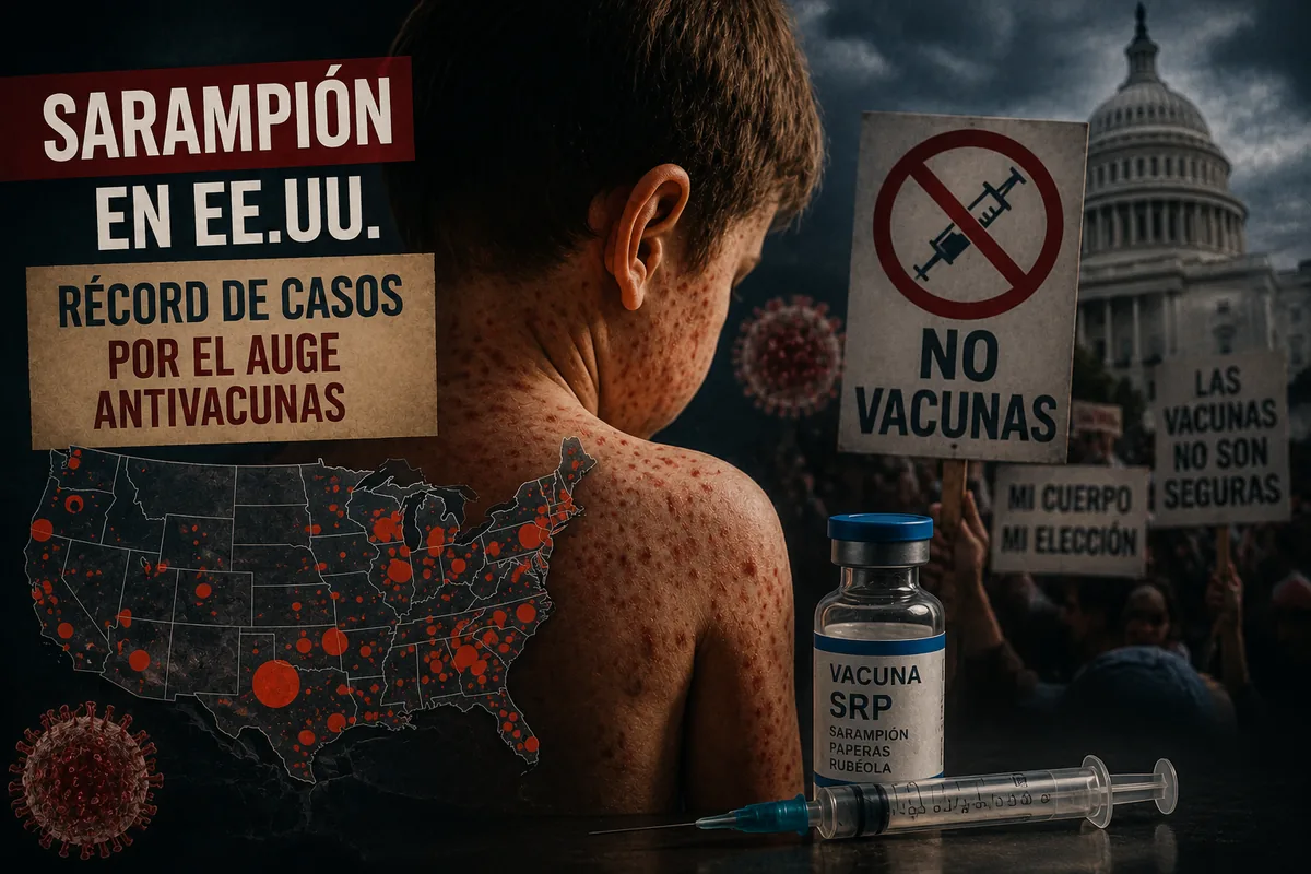 El sarampión es una enfermedad altamente contagiosa