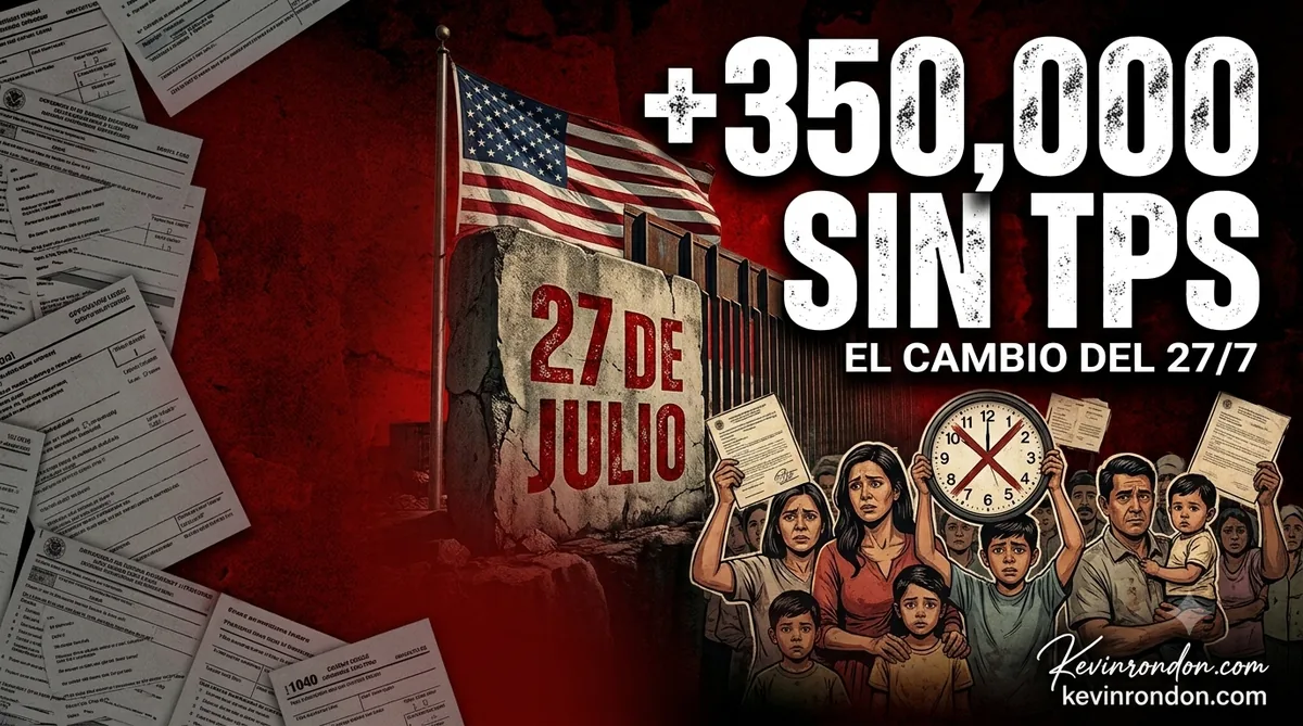 Más de 350.000 personas se quedan sin TPS: esto es lo que cambia desde el 27 de julio